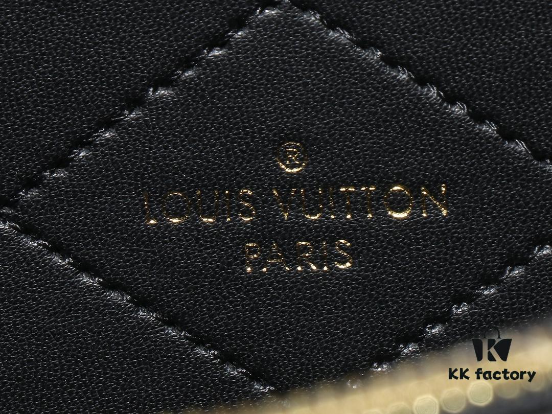Authentic Top-Grade Black Monogram Diamond Quilted Louis Vuitton 2023 Pre-Fall Collection M20468 M45675 M45673 M10079 M11131 M47164 with Dynamic Chip