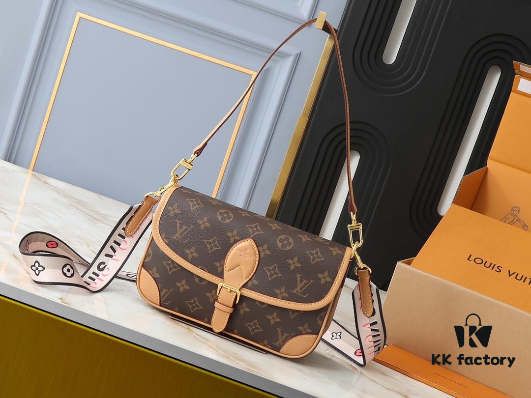 Upgraded Original M46583 M46584 M46386 M46388 M45985 Full-Leather Baguette Bag Collection New Diane Handbag