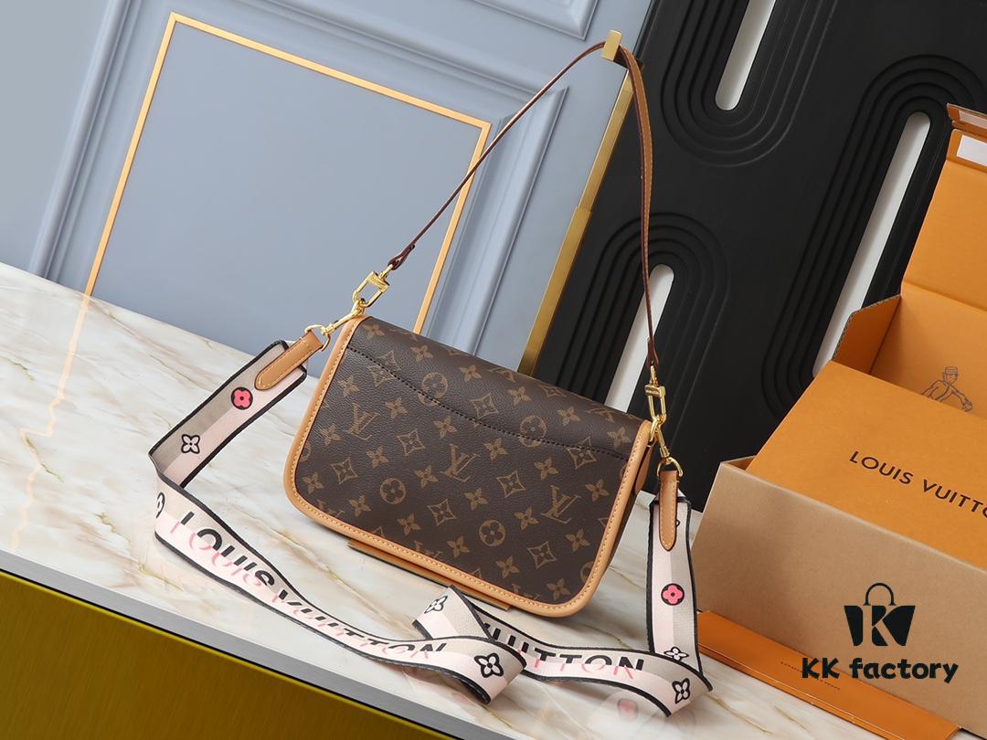 Upgraded Original M46583 M46584 M46386 M46388 M45985 Full-Leather Baguette Bag Collection New Diane Handbag