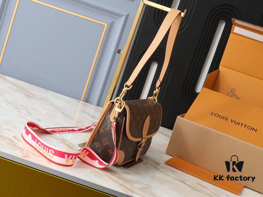 Upgraded Original M46583 M46584 M46386 M46388 M45985 Full Leather Baguette Bag Series New Diane Handbag