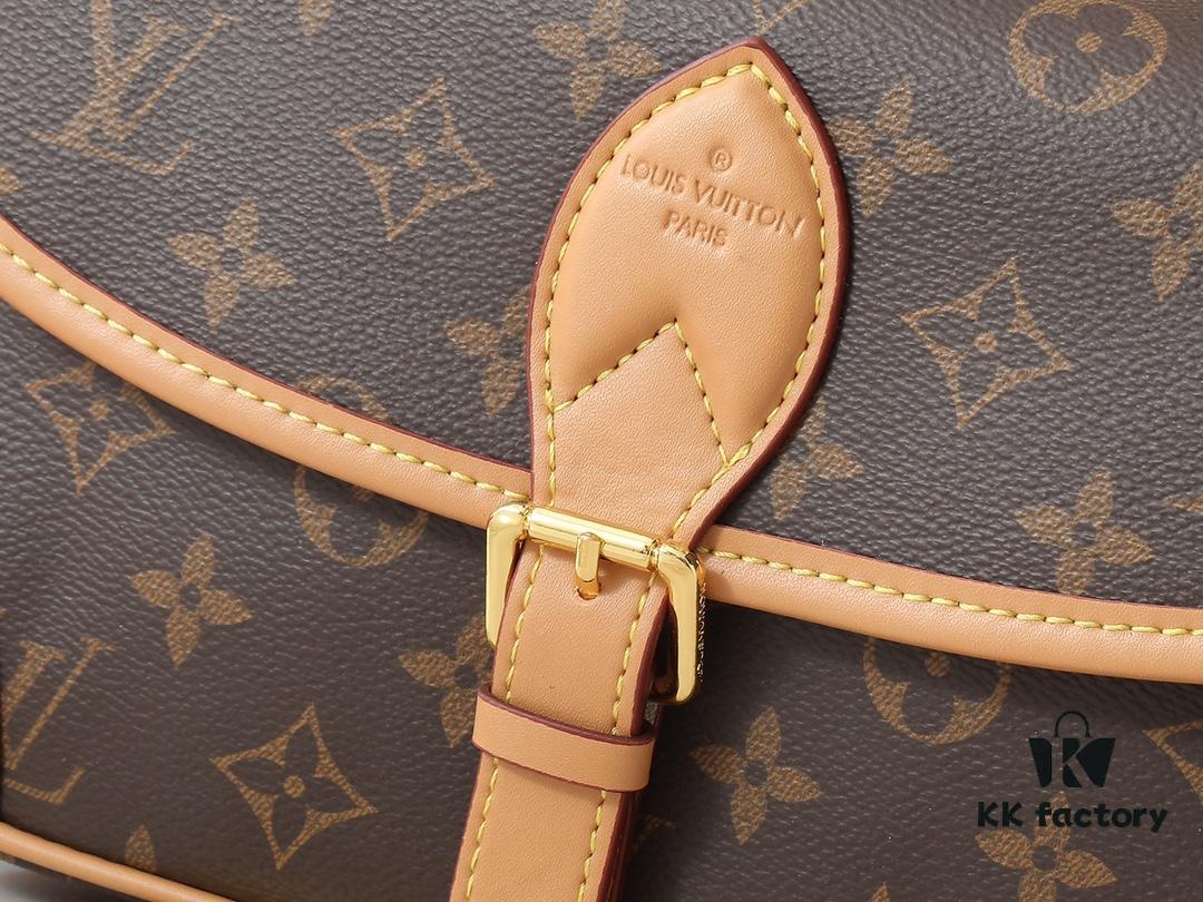 Upgraded Original M46583 M46584 M46386 M46388 M45985 Full Leather Baguette Bag Series New Diane Handbag