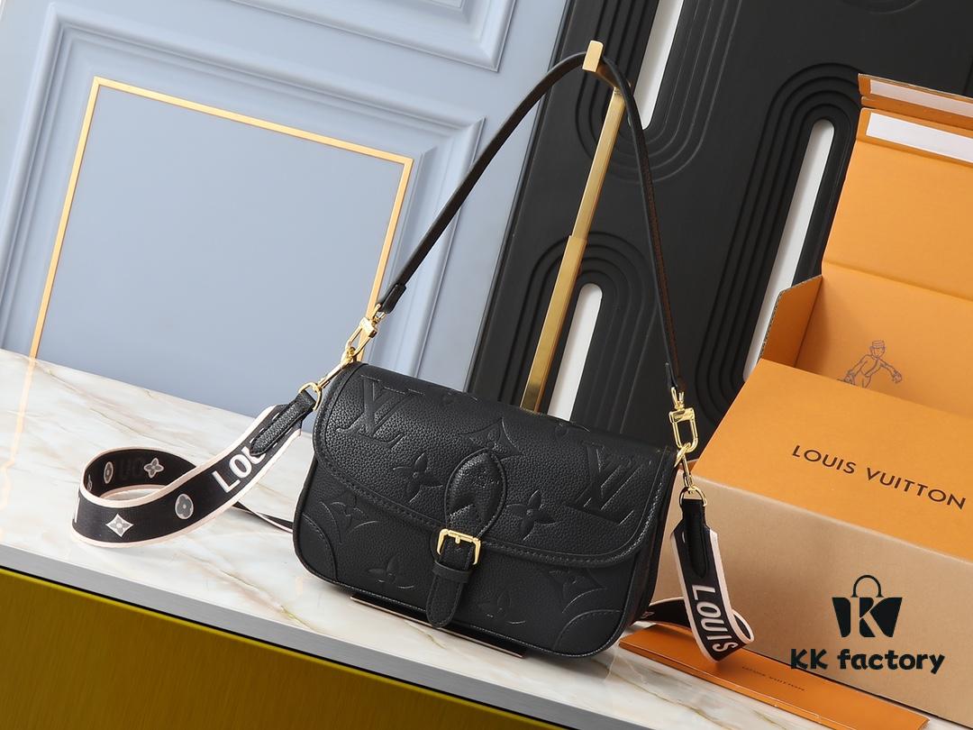 Upgraded Original M46583 M46584 M46386 M46388 M45985 Full Leather Baguette Bag Series New Diane Handbag