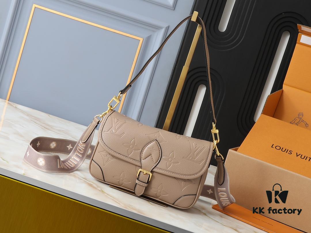 Upgraded Original M46583 M46584 M46386 M46388 M45985 Full-Leather Baguette Bag Collection New Diane Handbag