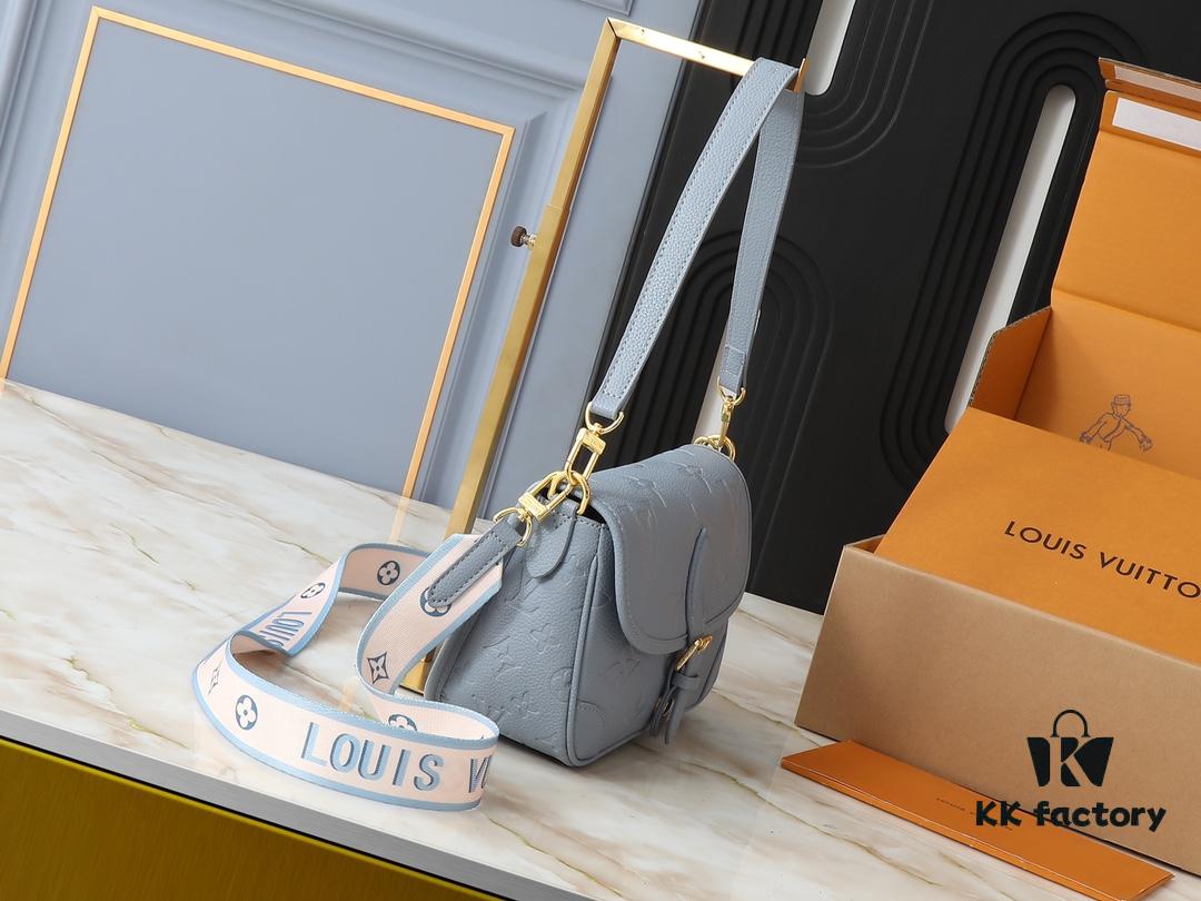 Upgraded Original M46583 M46584 M46386 M46388 M45985 Full Leather Baguette Bag Series New Diane Handbag