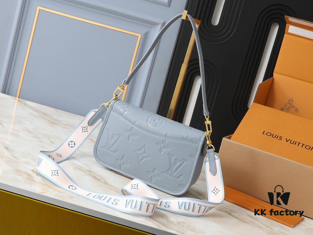 Upgraded Original M46583 M46584 M46386 M46388 M45985 Full Leather Baguette Bag Series New Diane Handbag