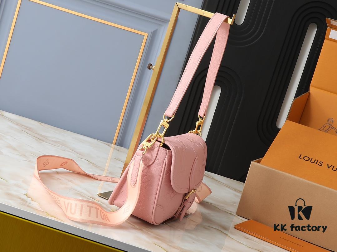 Upgraded Original M46583 M46584 M46386 M46388 M45985 Full Leather Baguette Bag Series New Diane Handbag