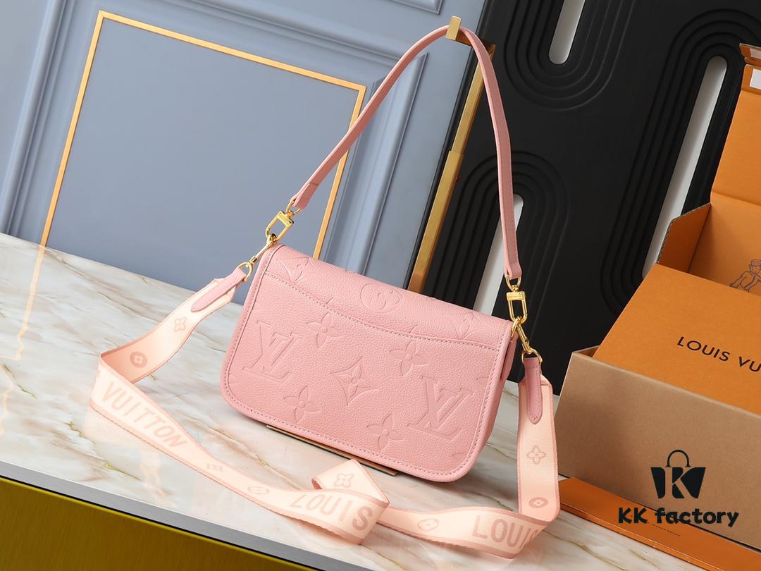 Upgraded Original M46583 M46584 M46386 M46388 M45985 Full Leather Baguette Bag Series New Diane Handbag