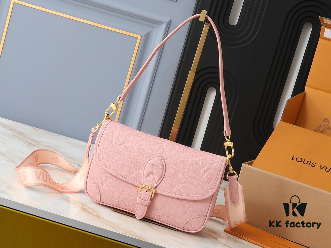 Upgraded Original M46583 M46584 M46386 M46388 M45985 Full Leather Baguette Bag Series New Diane Handbag