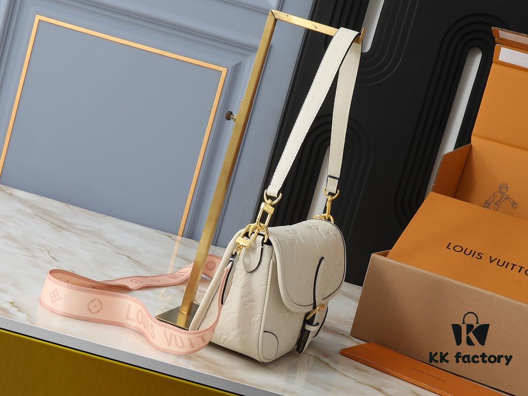 Upgraded Original M46583 M46584 M46386 M46388 M45985 Full Leather Baguette Bag Series New Diane Handbag