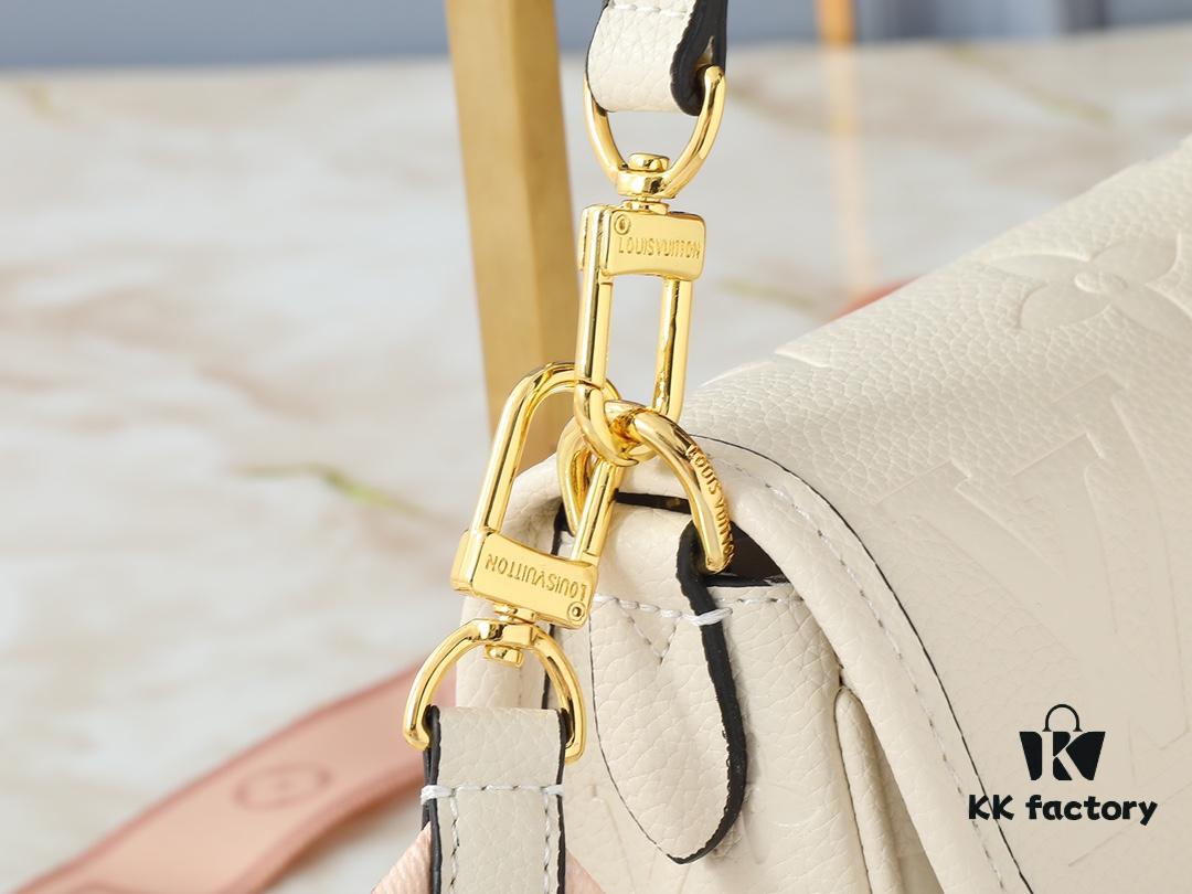 Upgraded Original M46583 M46584 M46386 M46388 M45985 Full Leather Baguette Bag Series New Diane Handbag