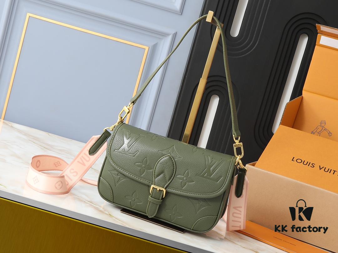 Upgraded Original M46583 M46584 M46386 M46388 M45985 Full Leather Baguette Bag Collection New Diane Handbag