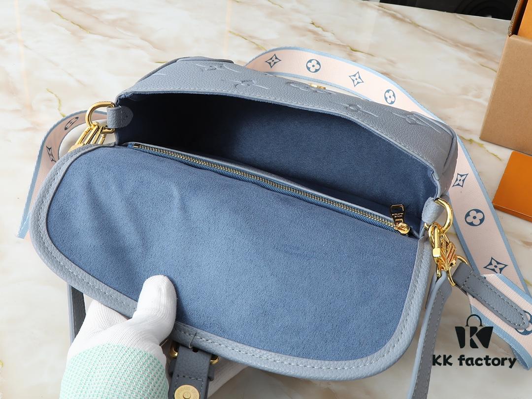 Upgraded Original M46583 M46584 M46386 M46388 M45985 Full Leather Baguette Bag Series New Diane Handbag