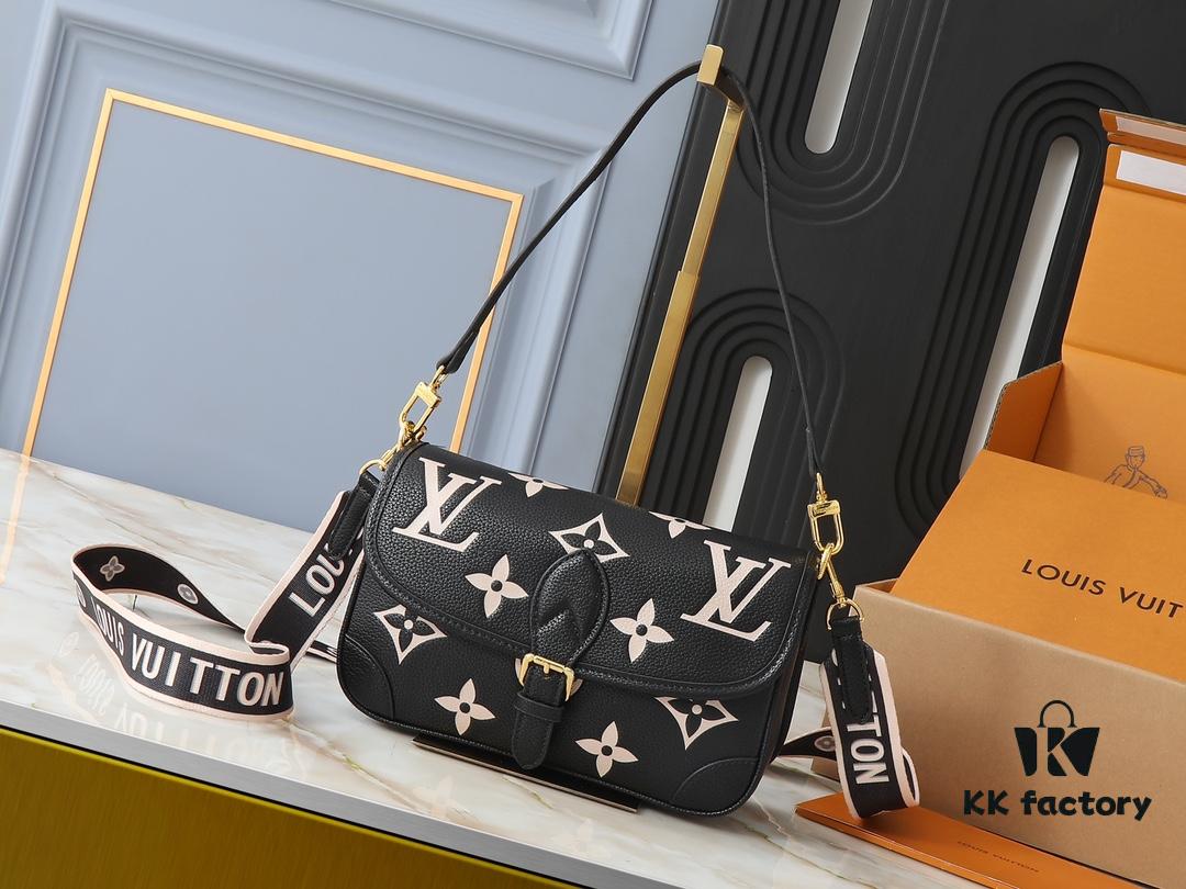 Upgraded Original M46583 M46584 M46386 M46388 M45985 Full Leather Baguette Bag Collection New Diane Handbag