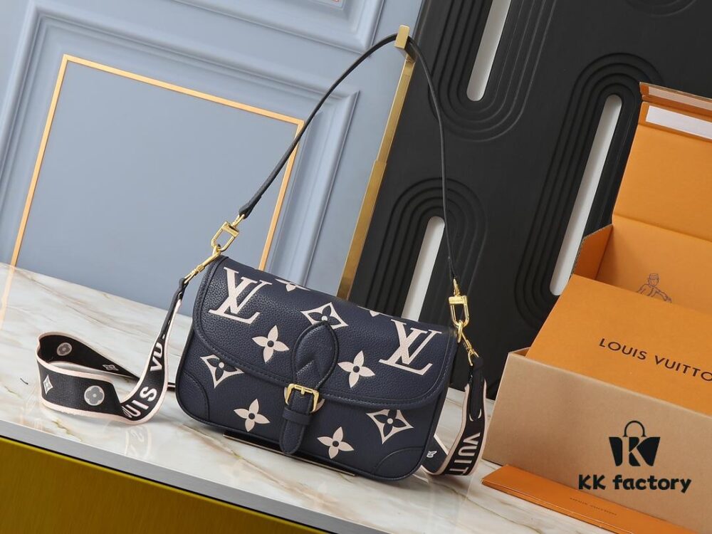 Upgraded Original M46583 M46584 M46386 M46388 M45985 Full Leather Baguette Bag Series New Diane Handbag