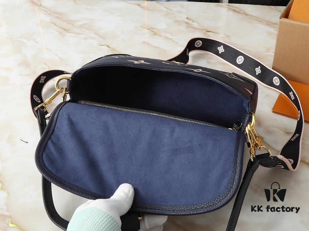 Upgraded Original M46583 M46584 M46386 M46388 M45985 Full Leather Baguette Bag Series New Diane Handbag