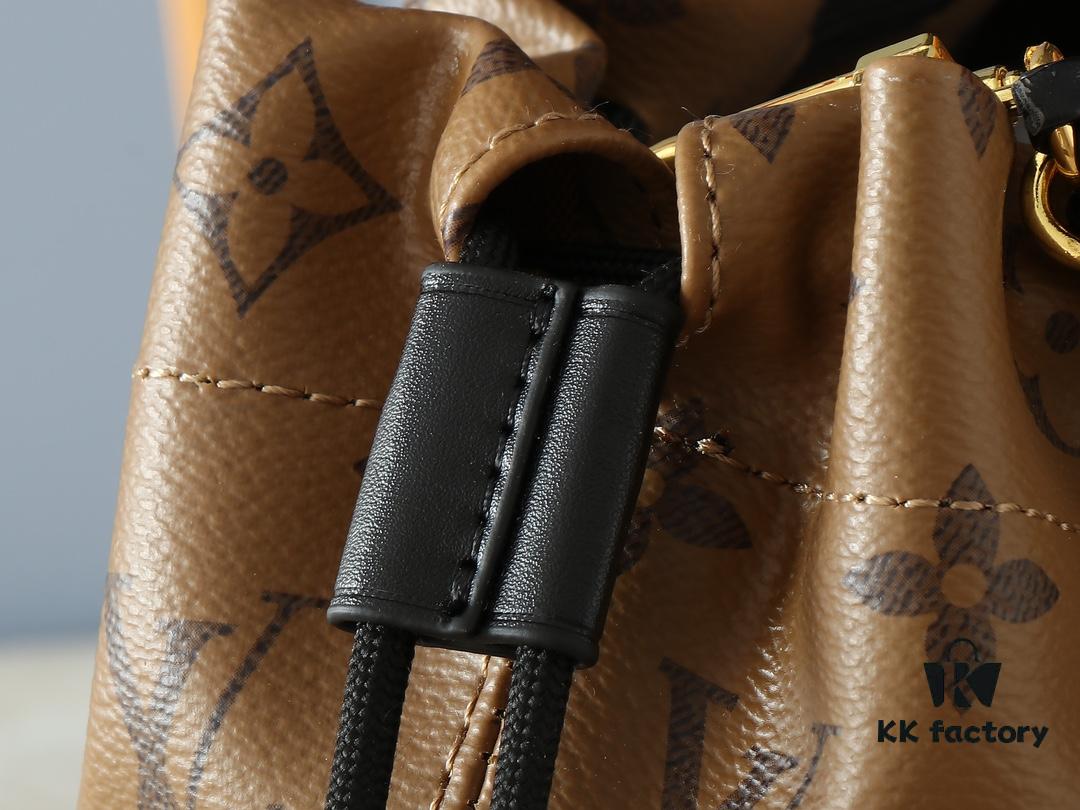 Upgraded Original M97063 Floral Beige Bucket Bag, Louis Vuitton 2025 Pre-Spring Collection NeoNoé Bucket Bag