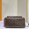M40077 M90955 Vintage Louis Vuitton Tikal GM - Gold Studs (Small Gold Beans) Classic Coffee Pattern