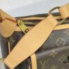 M40077 M90955 Vintage Louis Vuitton Tikal GM - Gold Studs (Small Gold Beans) Classic Coffee Pattern