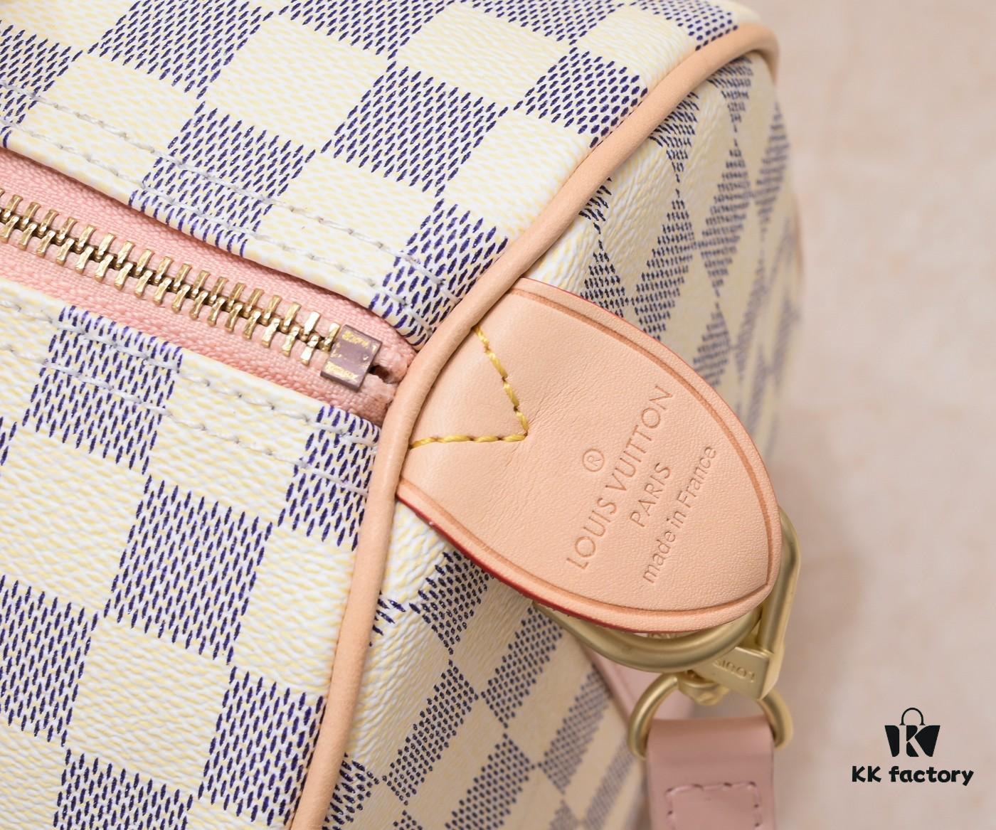 Exclusive Real Shot - Upgraded Version‼️ Model 40391 White Checkered with Pink Leather Trim and Yellow Leather Fringe