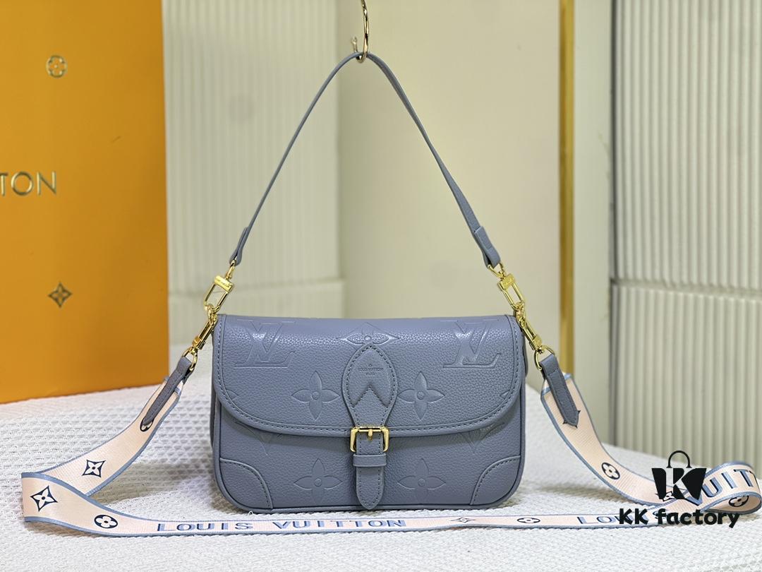 M46386 M46388 M45985 M45683 M45684 Full Leather Baguette Bag Series New Diane Handbag