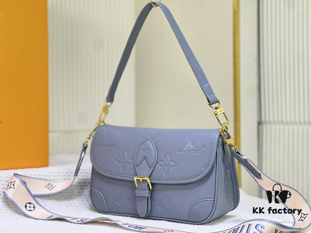 M46386 M46388 M45985 M45683 M45684 Full Leather Baguette Bag Series New Diane Handbag