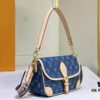 M46386 M45985 Denim Baguette Diane Handbag