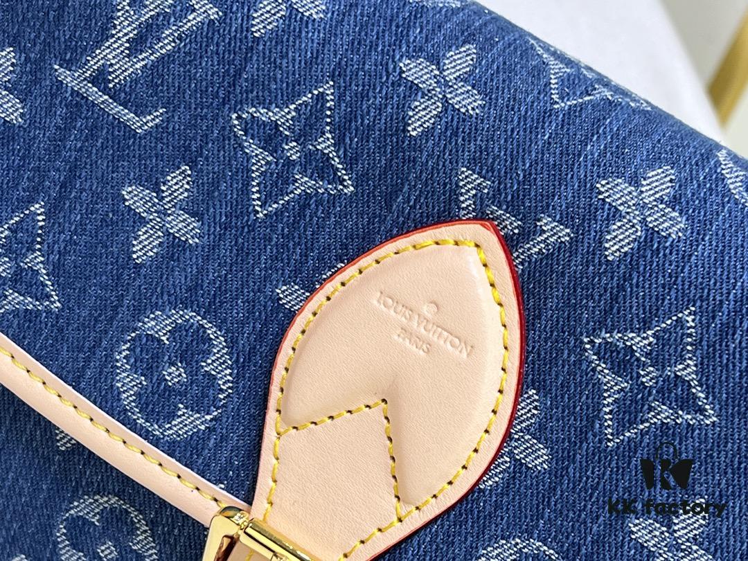 M46386 M45985 Denim Baguette Diane Handbag