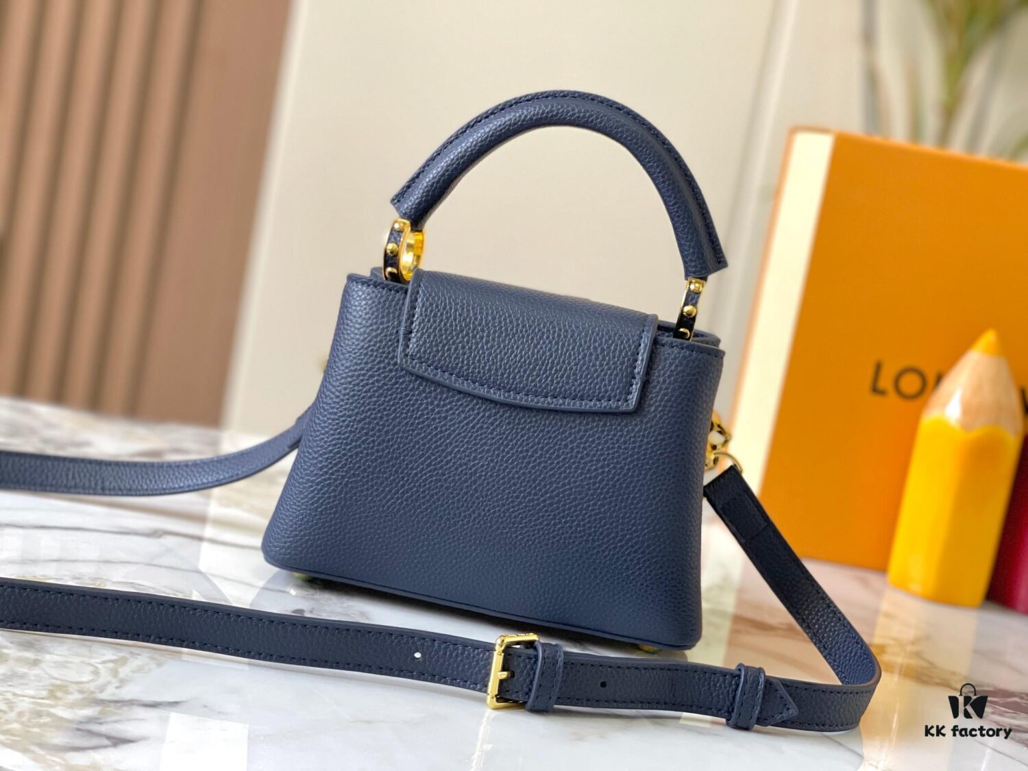 Guangzhou Stock Premium Original M14970 Blue Capucines Mini Bag