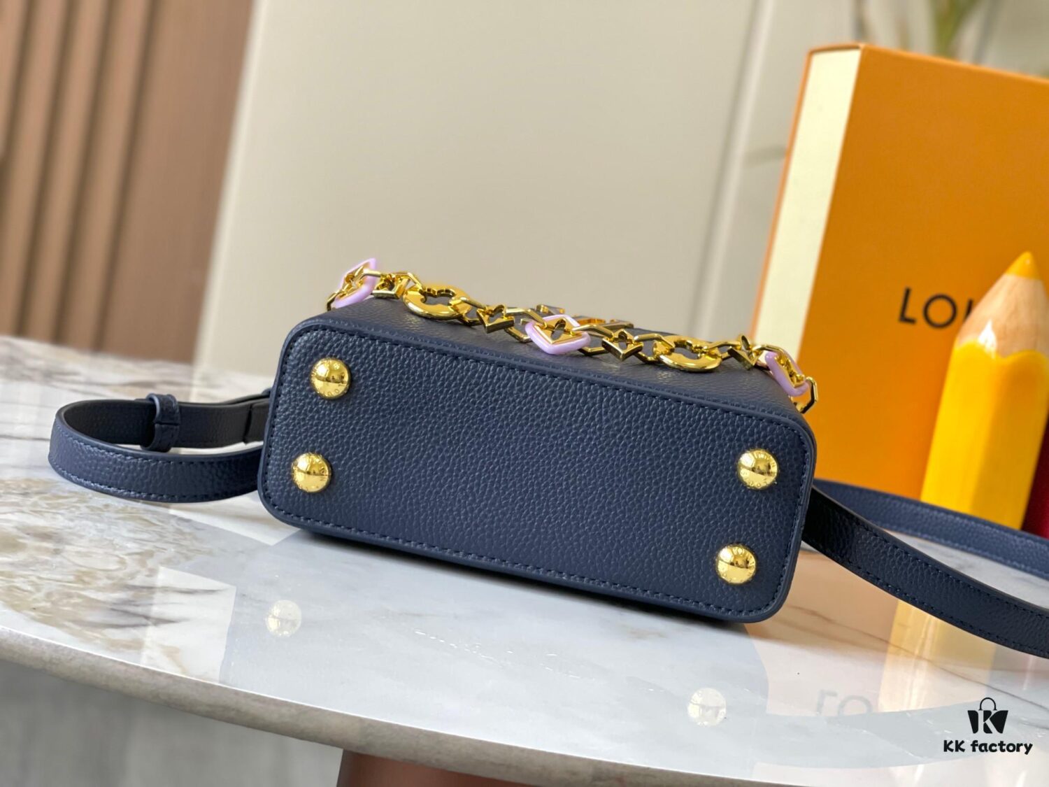 Guangzhou Stock Premium Original M14970 Blue Capucines Mini Bag