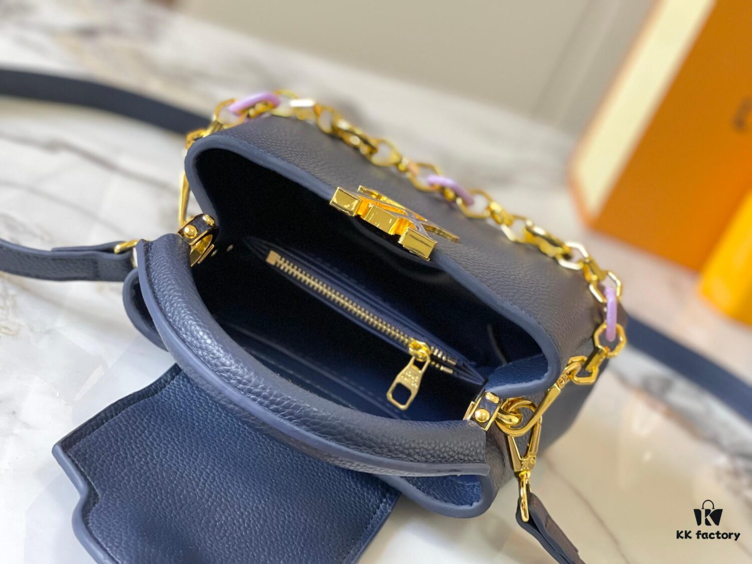 Guangzhou Stock Premium Original M14970 Blue Capucines Mini Bag
