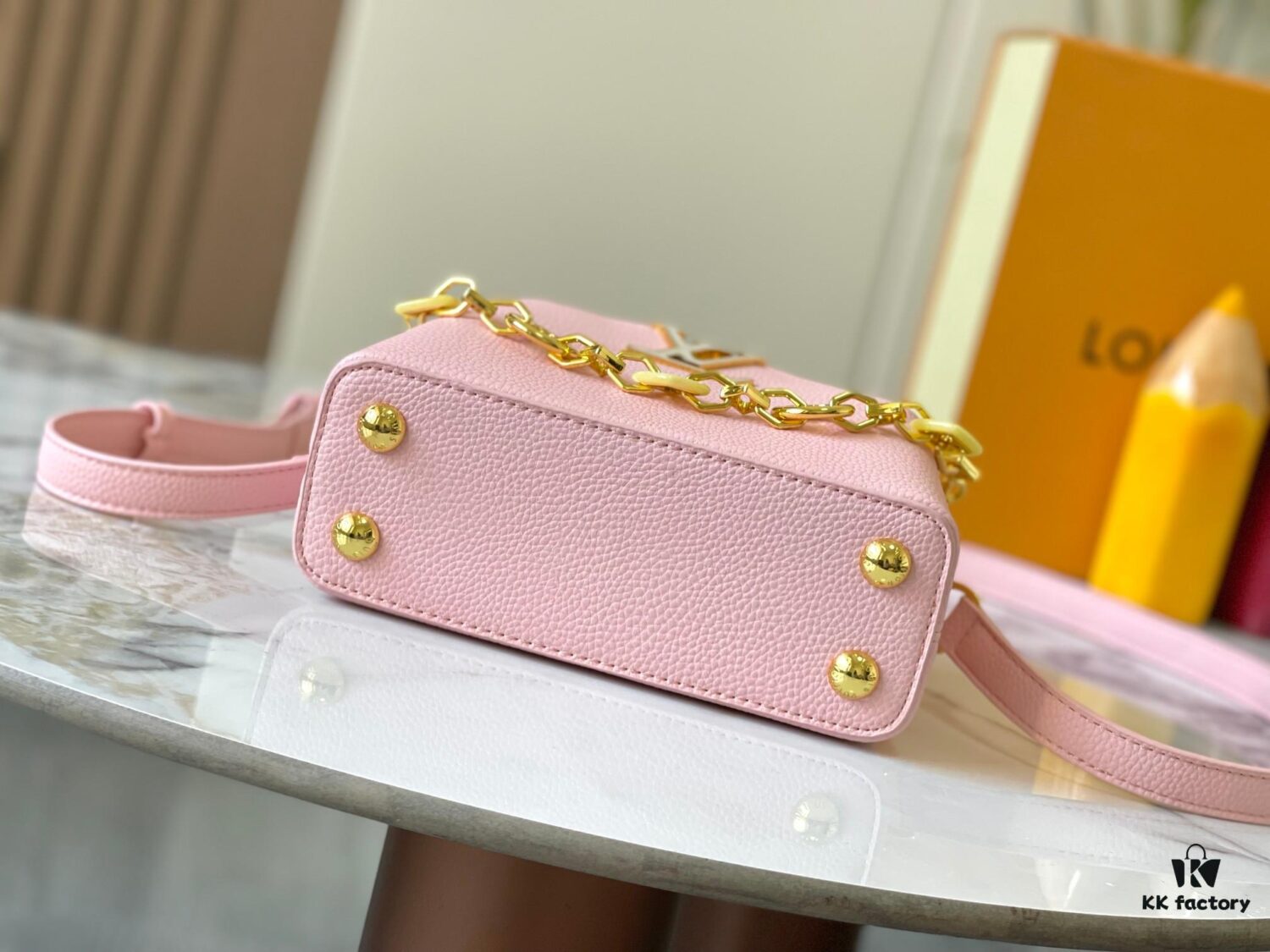Guangzhou Stock Premium Original M14970 Pink Capucines Mini Bag