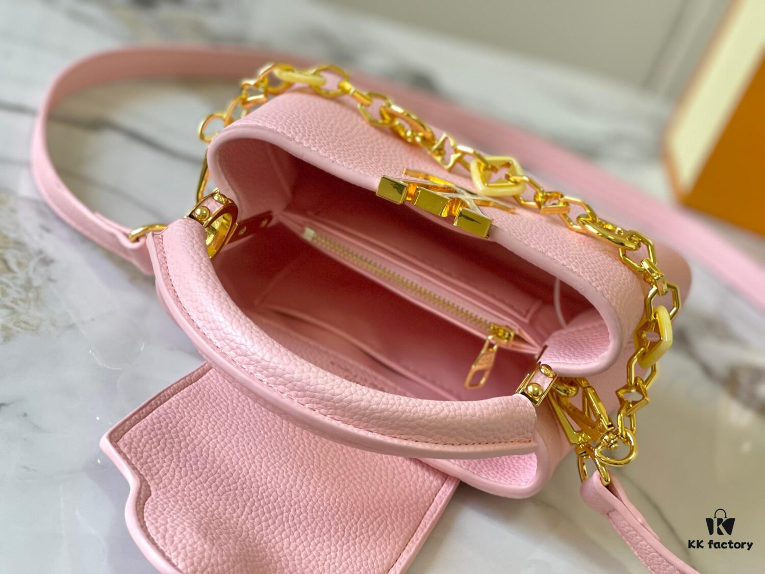 Guangzhou Stock Premium Original M14970 Pink Capucines Mini Bag