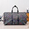 New Arrival M13742 White Color Black Color Travel Bag LV x TM KEEPALL BANDOULIÈRE 45