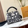 Upgraded Version M21663 This LV x YK Capucines Small Handbag from the Louis Vuitton x Yayoi Kusama Collaboration Collection