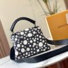 Upgraded Version M21663 This LV x YK Capucines Small Handbag from the Louis Vuitton x Yayoi Kusama Collaboration Collection
