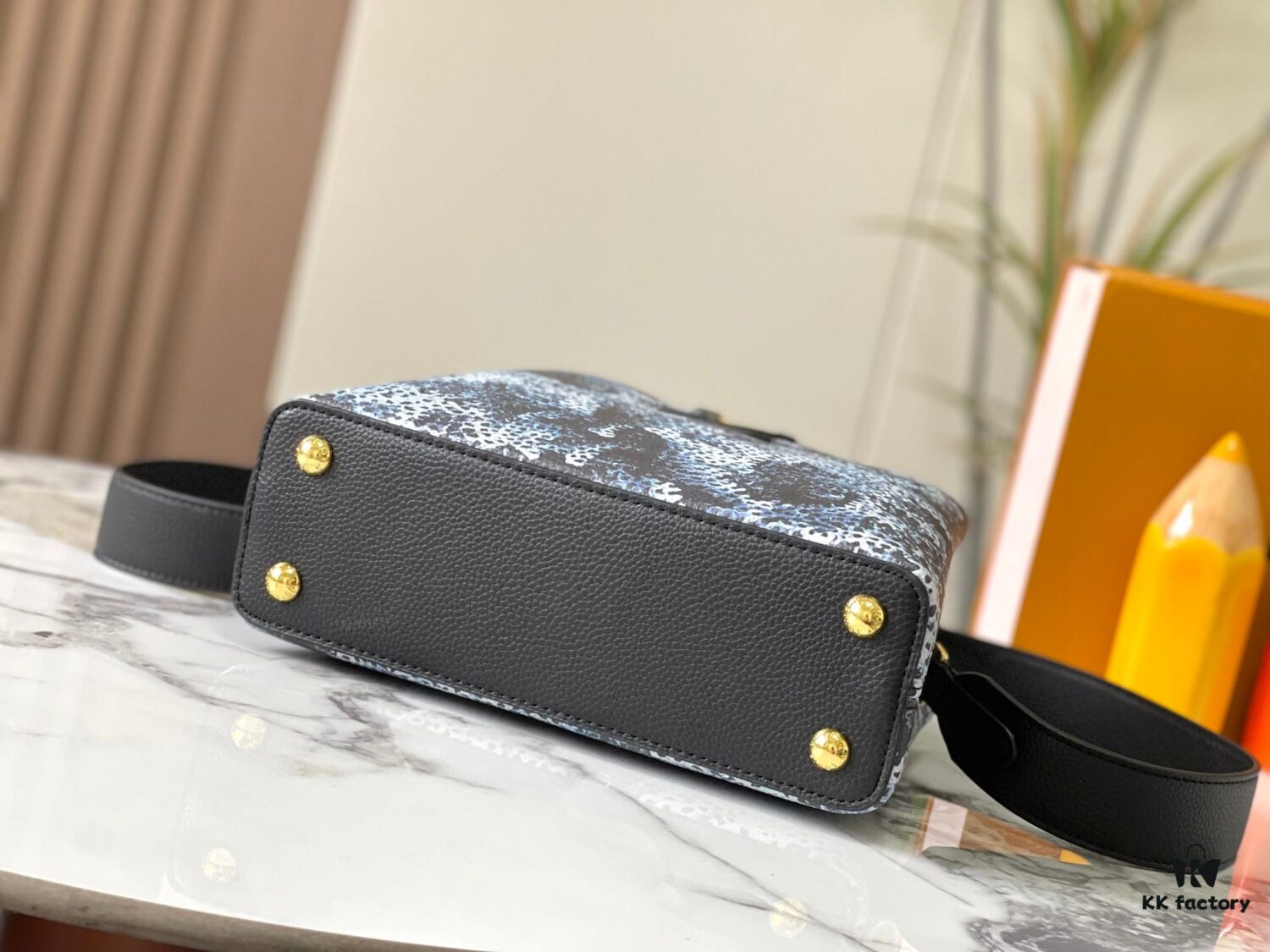 Upgraded M21727 Louis Vuitton x Yayoi Kusama New Collaboration Collection LV x YK Capucines BB Bag