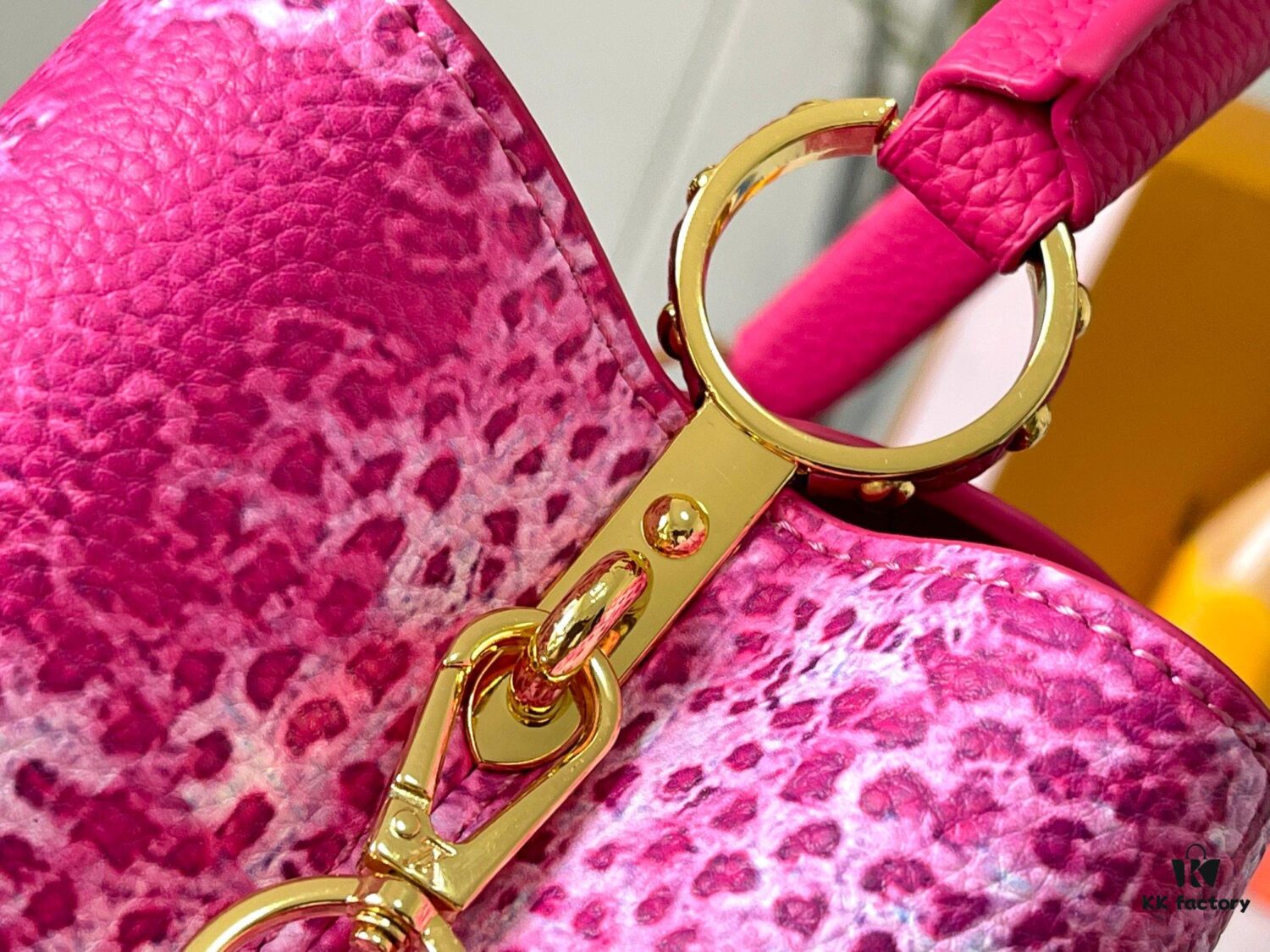 LV x YK Capucines Medium Bag in Upgraded M21728 Infinity Net Design