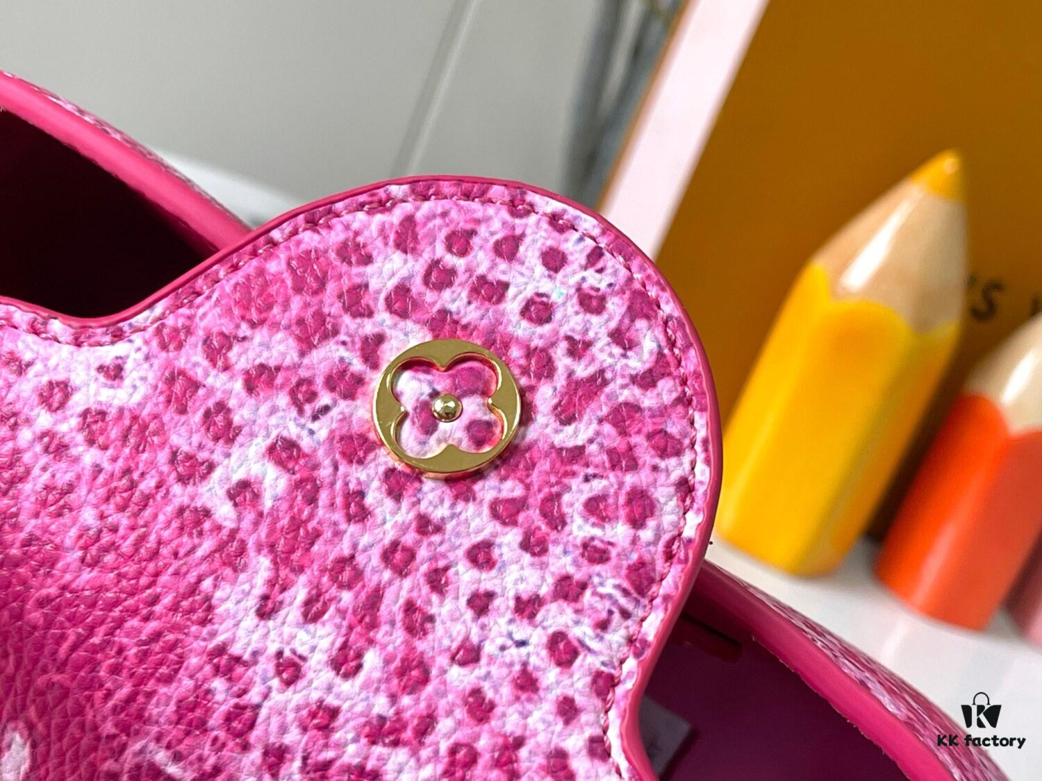 Upgraded M21727 Louis Vuitton x Yayoi Kusama Capucines BB Bag