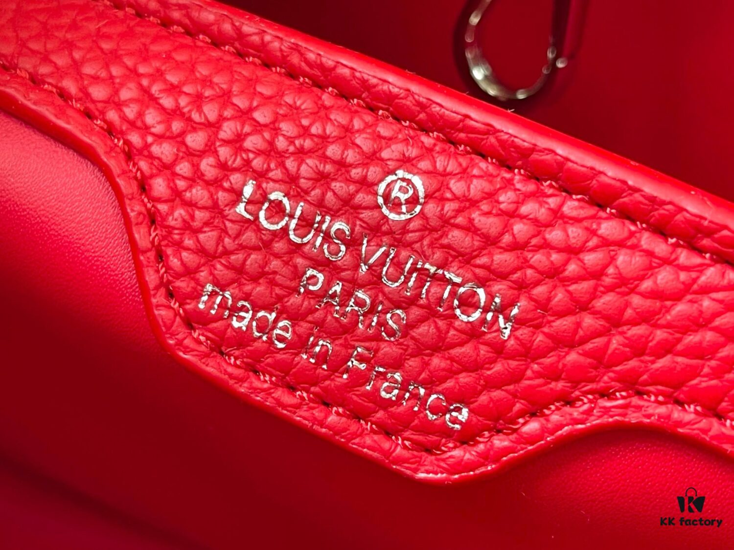 Upgraded M21705 Louis Vuitton x Yayoi Kusama Collaboration Capucines MM Handbag