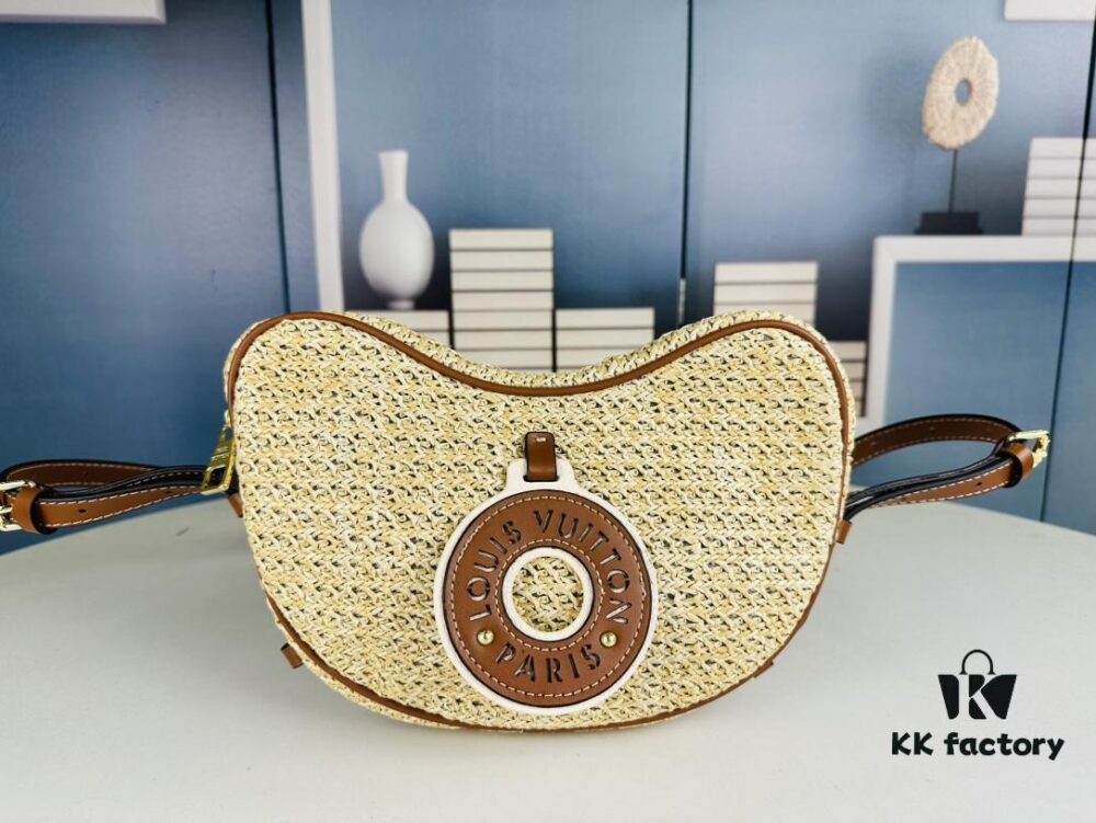 New Arrival Straw Woven Bag Croissant Handbag