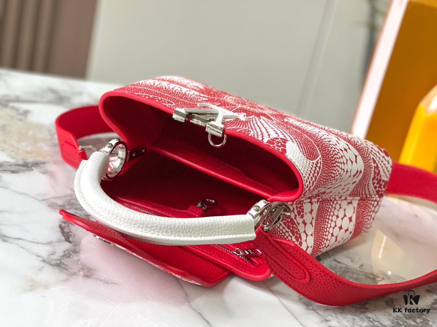 Exclusive On-site Photo - Factory Release M21704 LV x YK Capucines BB Handbag