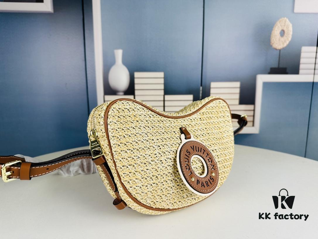 New Arrival Straw Woven Bag Croissant Handbag