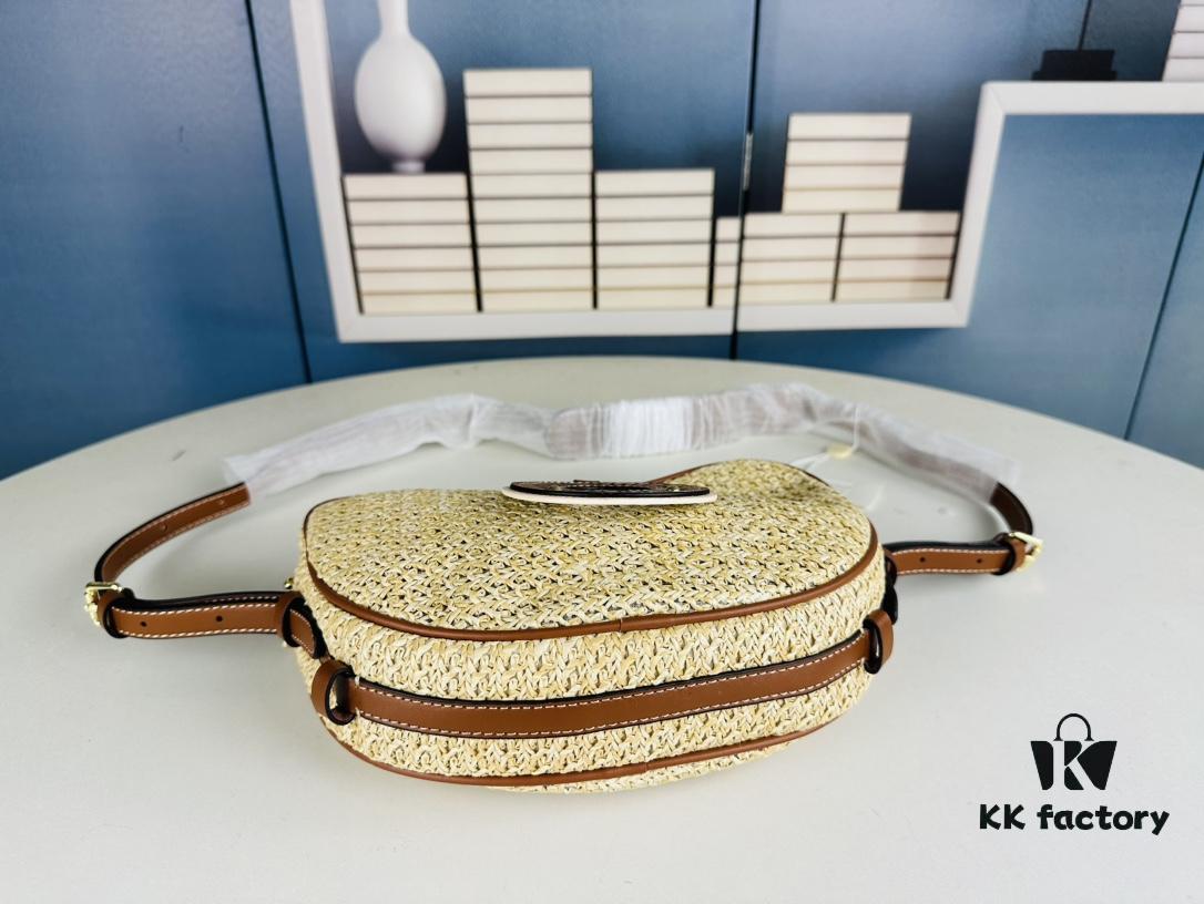 New Arrival Straw Woven Bag Croissant Handbag