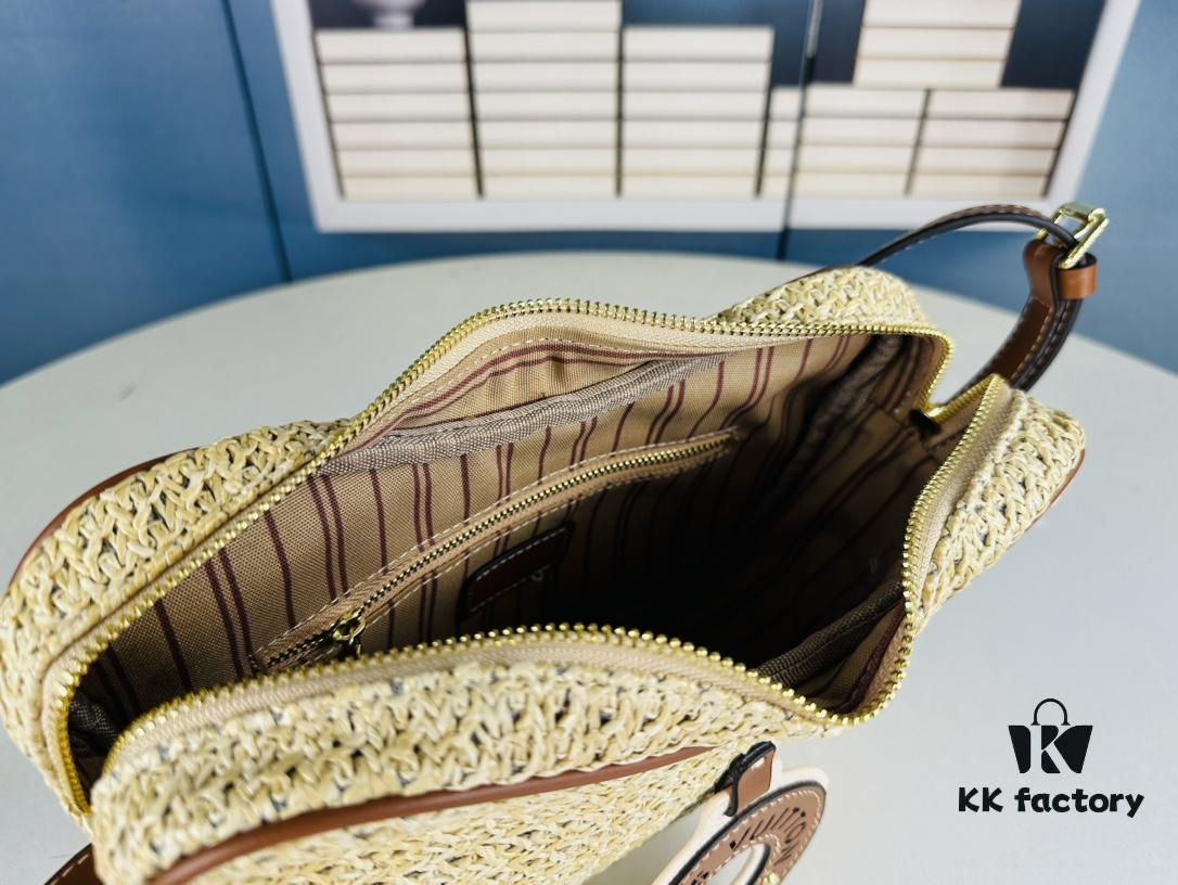 New Arrival Straw Woven Bag Croissant Handbag