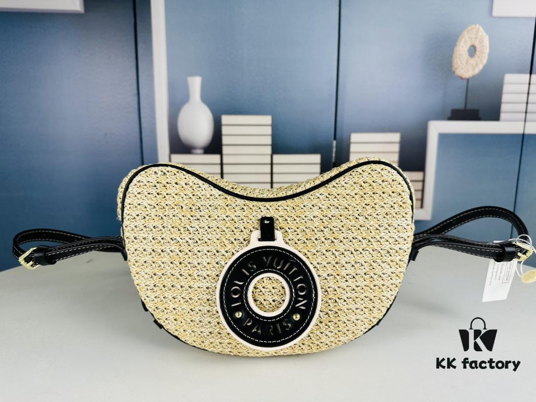 New Arrival Straw Woven Bag Croissant Handbag