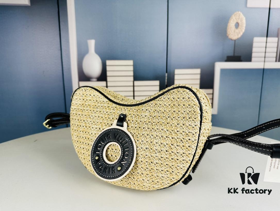 New Arrival Straw Woven Bag Croissant Handbag