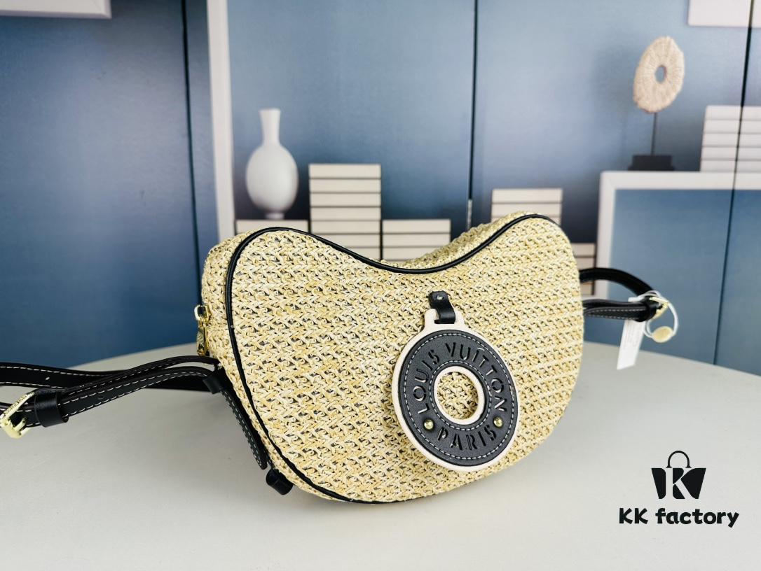 New Arrival Straw Woven Bag Croissant Handbag