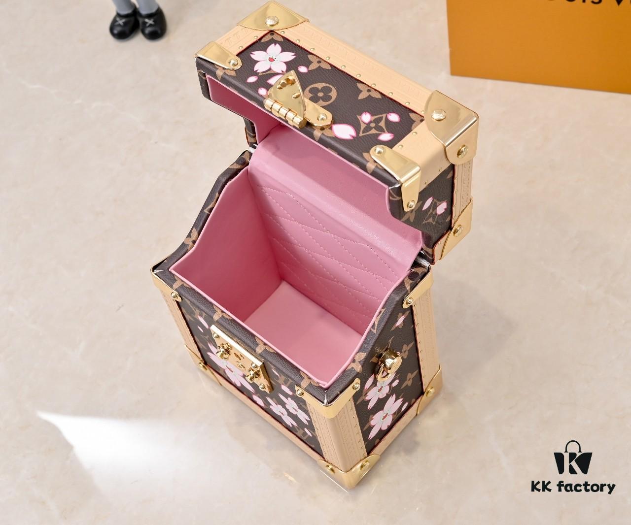 Upgraded 350 Camera Box Hard Case Bag in Monogram/Cherry Blossom (Takashi Murakami) Replica M14173 M10079 45673 45675