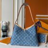 Upgraded Version 180 190 [Original Order Fabric, Original Version Price, Upgraded Quality] M13289 M46197 M46203 M11843 M13014 M24861 M25143 This CarryAll Medium Tote Bag Features the Monogram Denim Pattern from 2005 Printed on Cotton Canvas, Finished with Louis Vuitton's Expert Bleaching Technique for a Washed Effect