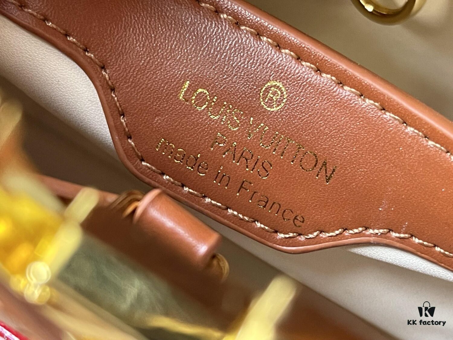 Upgraded Official Version 💋 M57651 Embroidered Pink Brown Gold Buckle Small Size